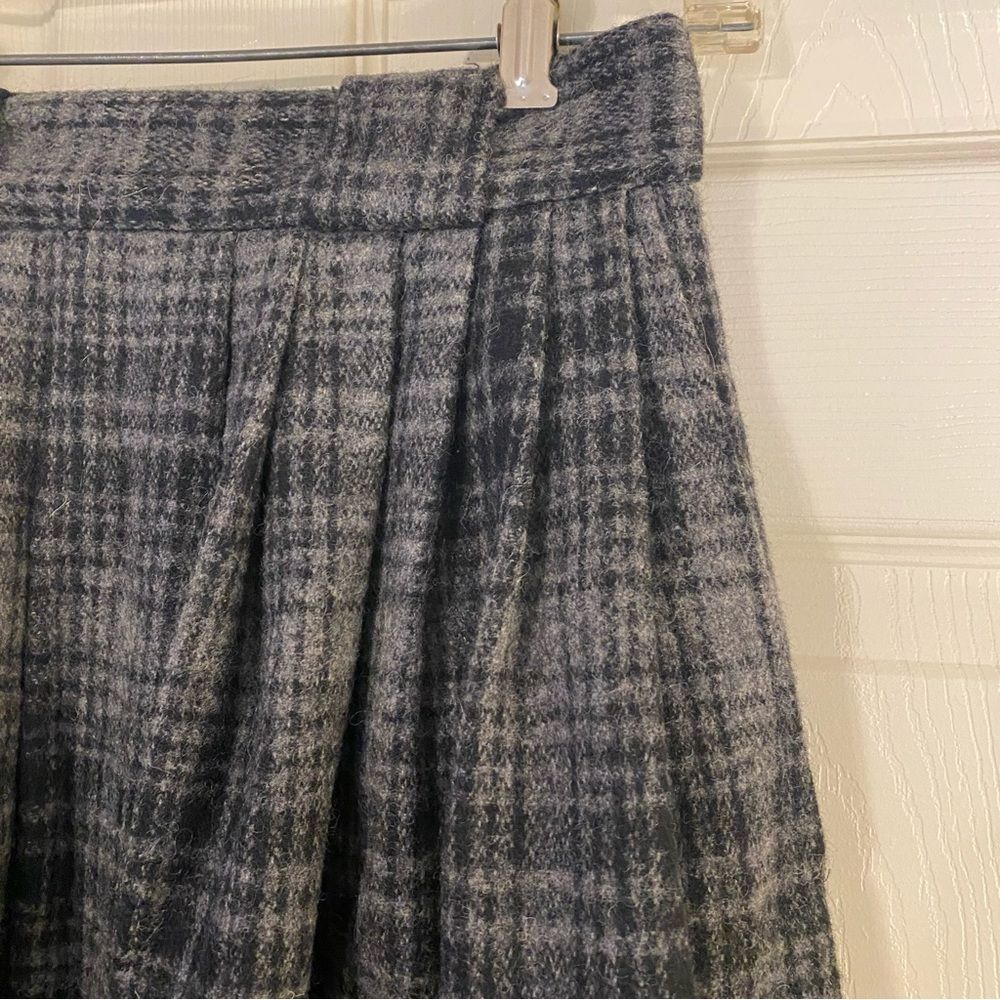 Ralph Lauren Black and Gray Plaid Maxi Skirt - Picture 3 of 8